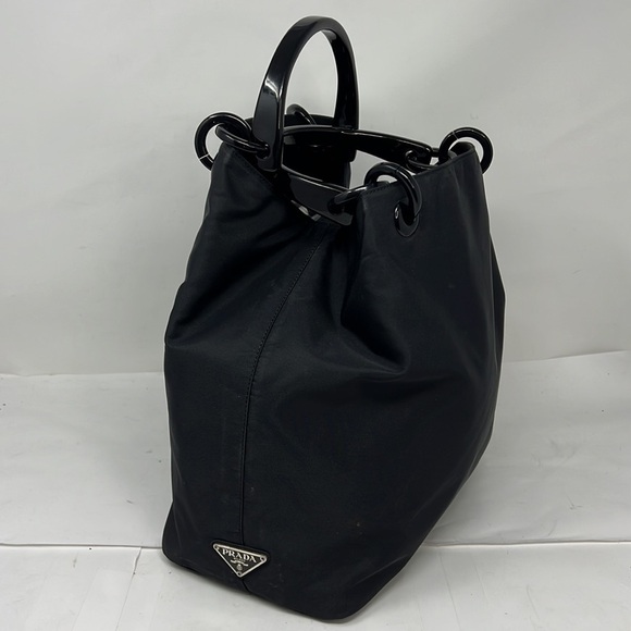 Prada Handbags - Prada Tessuto Nylon Handle Tote Hand Bag
